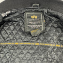Alpha Industries Black Leather Jacket - Alpha Industries - Leather Jackets