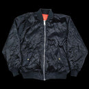 Alpha Industries 1980s MA-1 Black Flight Jacket - Alpha Industries - Flight Jackets