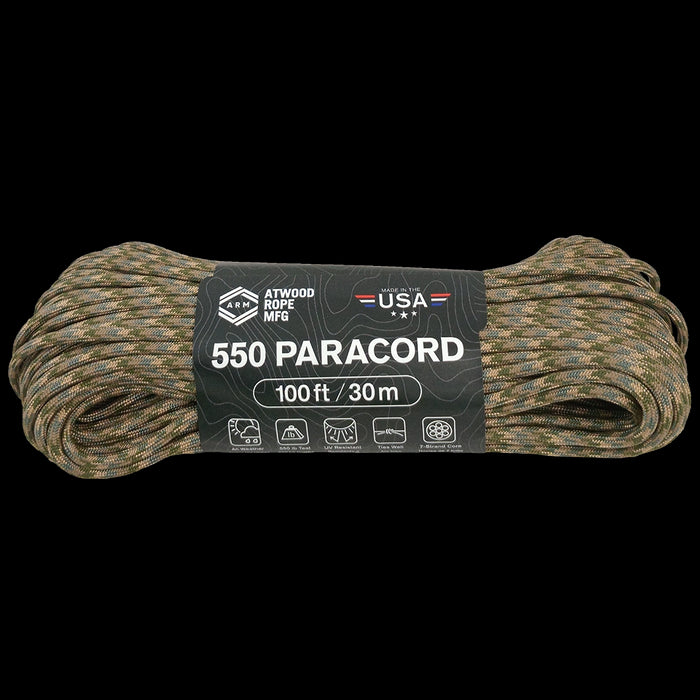 550 Paracord 100ft/30m - Atwood Rope - Rope & Cordage