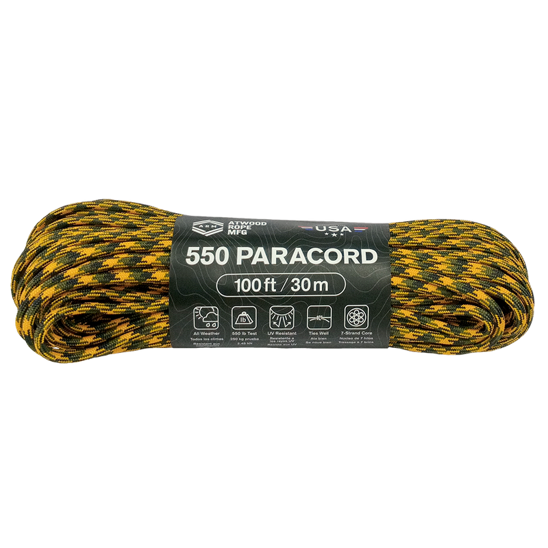 Rothco Paracord In Poliestere – Corda Di Sopravvivenza Multiuso – Diametro 5/8 Cm – Per Outdoor E Fai-da-te