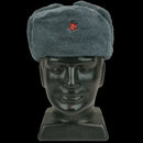 Soviet Ushanka With Badge - Eastern Bloc Surplus - Hats