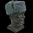 Soviet Ushanka With Badge - Eastern Bloc Surplus - Hats