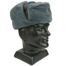 Soviet Ushanka With Badge - Eastern Bloc Surplus - Hats