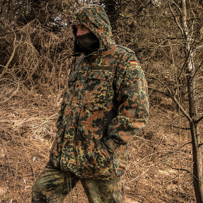 Bundeswehr Flecktarn German Army Flecktarn Camouflage Parka With