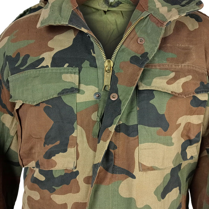 Croatian M65 Woodland Jacket - Grade 2 - Croatian Army Surplus - Field Jackets