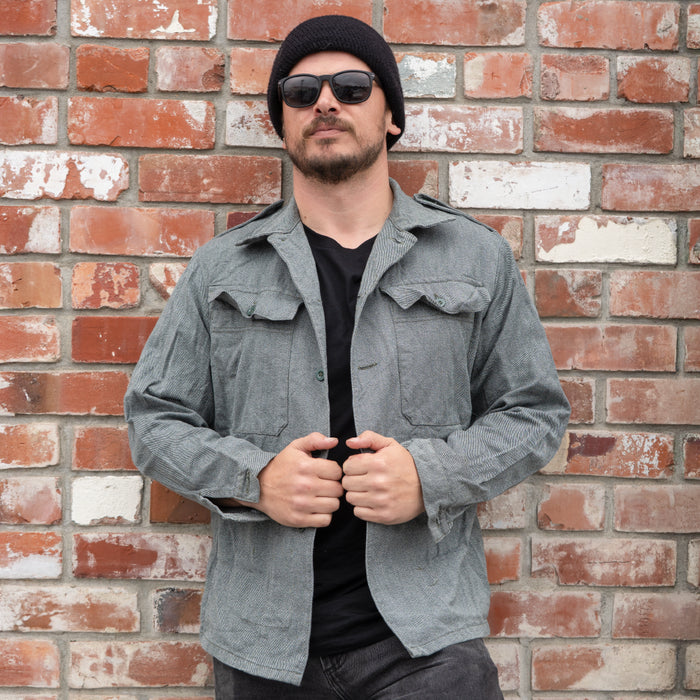 Swiss Denim Work Shirt - Value Grade - Swedish Army Surplus - Service Shirts