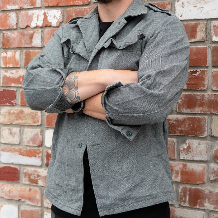Swiss Denim Work Shirt - Value Grade - Swedish Army Surplus - Service Shirts
