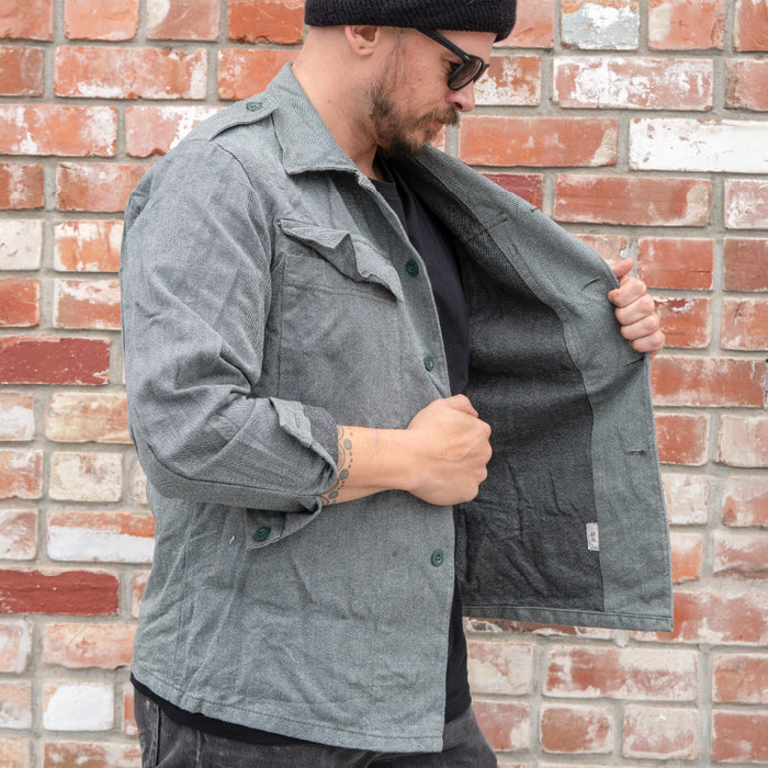 Swiss Denim Work Shirt - Value Grade - Swedish Army Surplus - Service Shirts