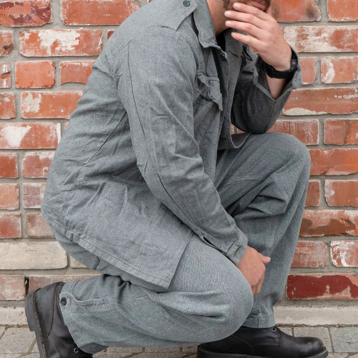 Swiss Denim Work Shirt - Value Grade - Swedish Army Surplus - Service Shirts
