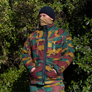Belgian Jigsaw Camo Reversible Fleece Jacket - Value Grade - Belgian Army Surplus - Fleeces & Jerseys