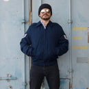 US Airforce Blue Lightweight Lined Jacket - US Air Force Surplus - Field Jackets