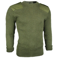 British Army Olive Drab Wool Jersey - British Army Surplus - Fleeces & Jerseys