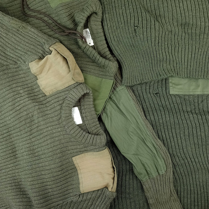 British Army OD Wool Jersey - Grade 2 - British Army Surplus - Fleeces & Jerseys