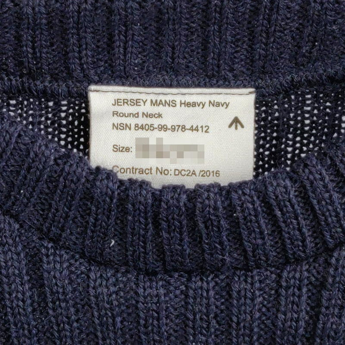 British Navy Wool Jersey - Repaired