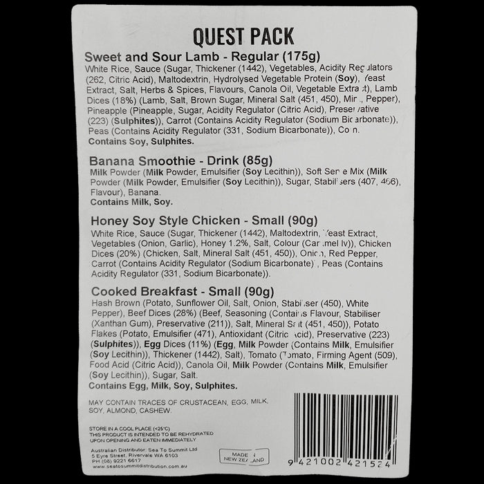 Back Country Cuisine - Quest Pack - Back Country - MRE