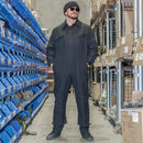 East German Black Work Overalls - East German Army Surplus - Overalls