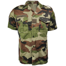 French Short-Sleeve CE Camo Shirt - French Army Surplus - Field Shirts