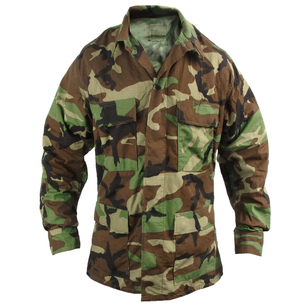 USGI Woodland Ripstop Shirt - Value Grade - US Army Surplus - Field Shirts