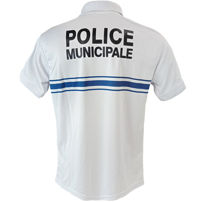 French Police Polo Shirt - White