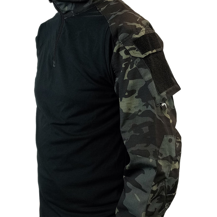 Kombat UK SPEC-OPS UBACS Shirt – Black Tactical Combat Under Body Shirt (British Army Style)