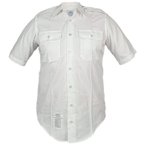 USGI White Short Sleeve Service Dress Shirt