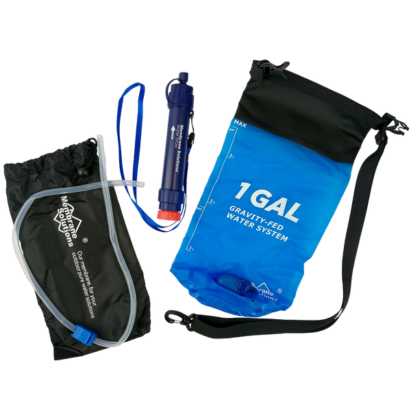 Gravity Water Filter Bag - 3.8L - Membrane Solutions - Water Filter