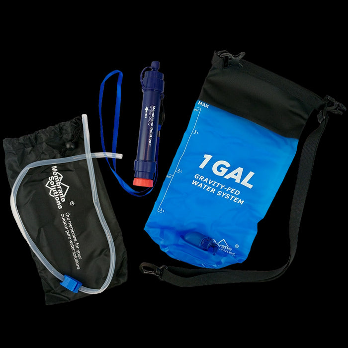Gravity Water Filter Bag - 3.8L - Membrane Solutions - Water Filter