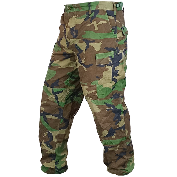 USGI BDU Trousers Woodland Ripstop - US Army Surplus - Combat Trousers