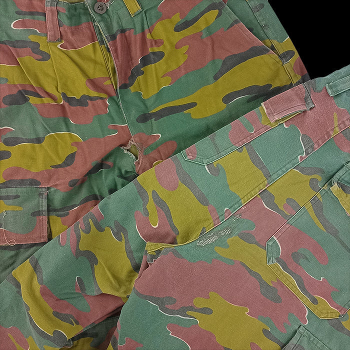 Belgian Jigsaw Camo M90 Field Trousers - Value Grade - Belgian Army Surplus - Combat Trousers