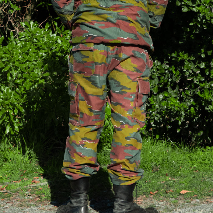 Belgian Jigsaw Camo M90 Field Trousers - Value Grade - Belgian Army Surplus - Combat Trousers