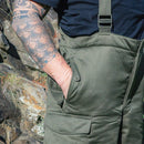 Austrian Lined Trousers with Braces - Austrian Army Surplus - Winter Trousers