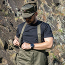 Austrian Lined Trousers with Braces - Austrian Army Surplus - Winter Trousers