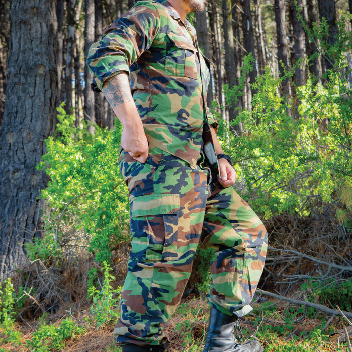 South Korean M90 Woodland Field Trousers - ROK Army Surplus - Combat Trousers