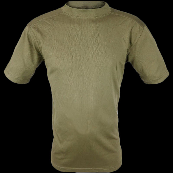 British Army OD Coolmax T-Shirt - British Army Surplus - Plain & Print T-Shirts