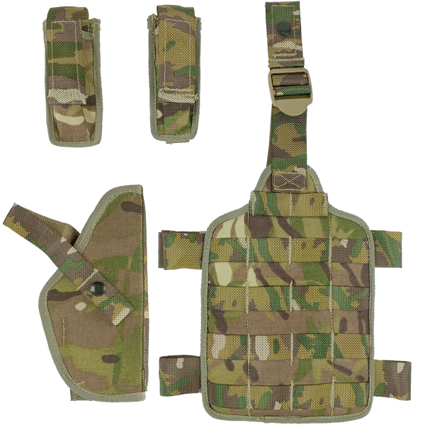 British Army MTP MOLLE Leg Holster Set - British Army Surplus - Load Accessories