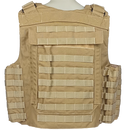 British Aegis Tan Plate Carrier - British Army Surplus - Combat Vests & Rigs