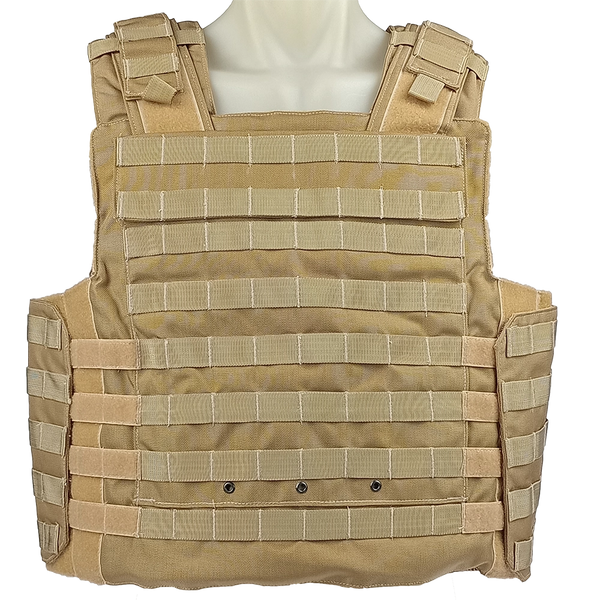 British Aegis Tan Plate Carrier - British Army Surplus - Combat Vests & Rigs