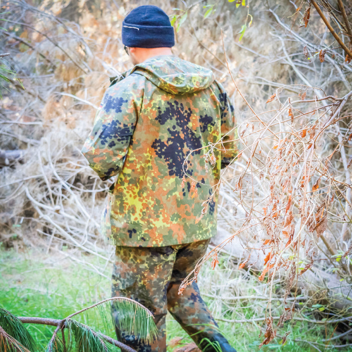 German Army Flecktarn Rain Trousers - German Army Surplus - Rain Trousers