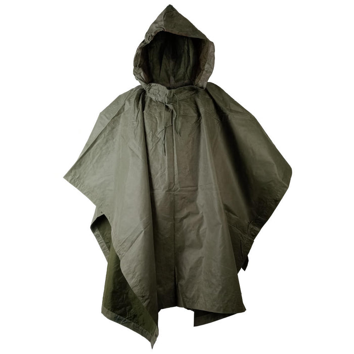 French Olive Drab Rain Poncho