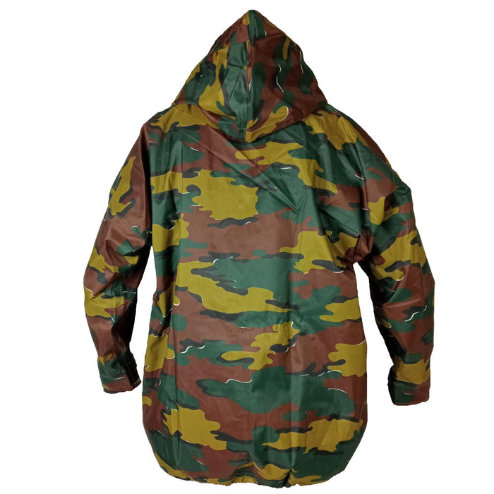 Belgian Army Camo Wet Weather Jacket - Belgian Army Surplus - Rain Jackets