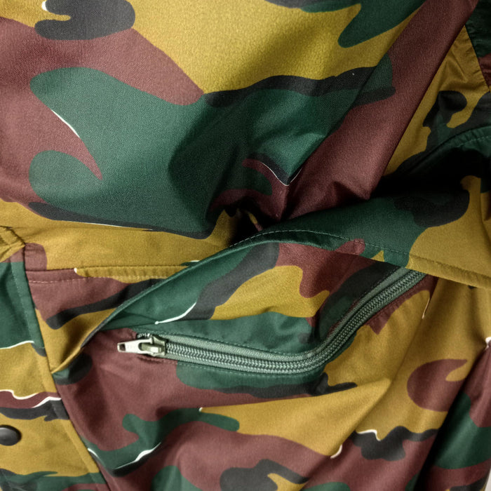 Belgian Army Camo Wet Weather Jacket - Belgian Army Surplus - Rain Jackets