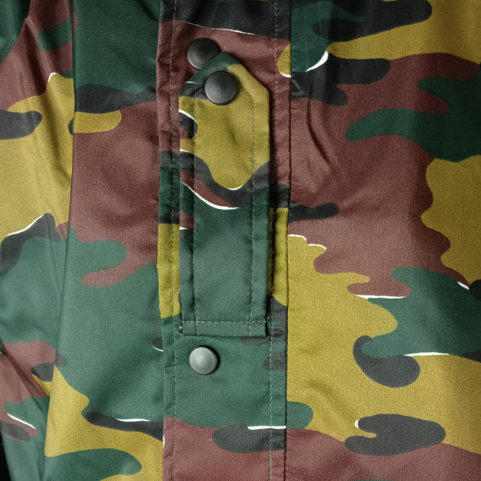 Belgian Army Camo Wet Weather Jacket - Belgian Army Surplus - Rain Jackets