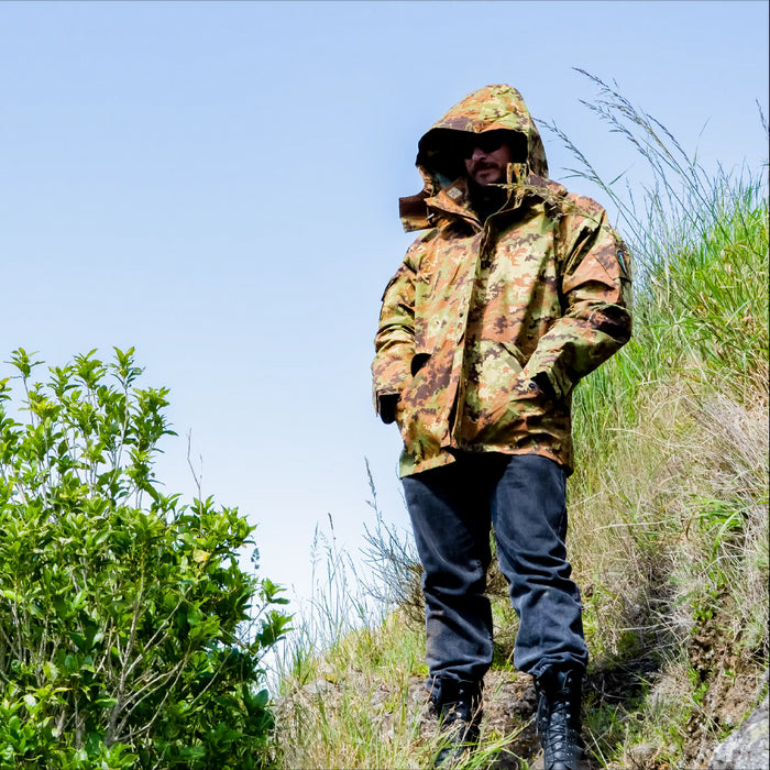 Italian Army Vegetato Wet Weather Jacket - Italian Army Surplus - Rain Jackets