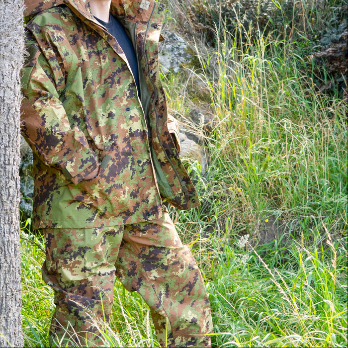 Italian Army Vegetato Wet Weather Trousers - Italian Army Surplus - Rain Trousers