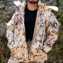 Italian Army Desert Vegetato Wet Weather Jacket - Italian Army Surplus - Rain Jackets