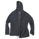 Alpha Industries Black Lined Jacket w/ Hood - Large - Army & Outdoors - Field Jackets