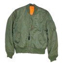 Alpha Industries MA-1 Olive Flight Jacket - Large