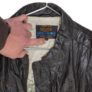 American Born Type A-2 Brown Leather Flight Jacket - XLarge - Army & Outdoors - Flight Jackets