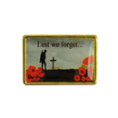 Anzac Lest We Forget Pin - Style 3 - ANZAC Day - Flags, Badges & Insignia