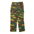 Belgian Jigsaw Camo Ripstop Trousers - Large Short-Regular - Belgian Army Surplus - Combat Trousers